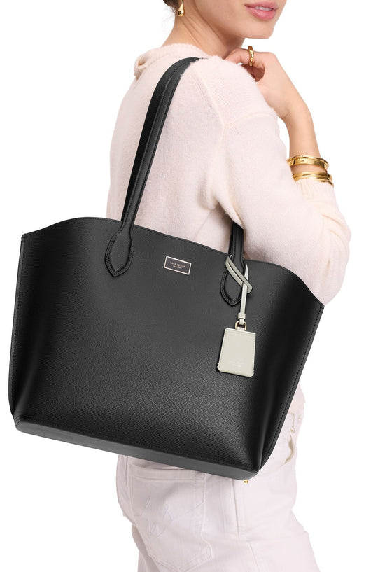 Suite Crossgrain Leather Large Open Tote