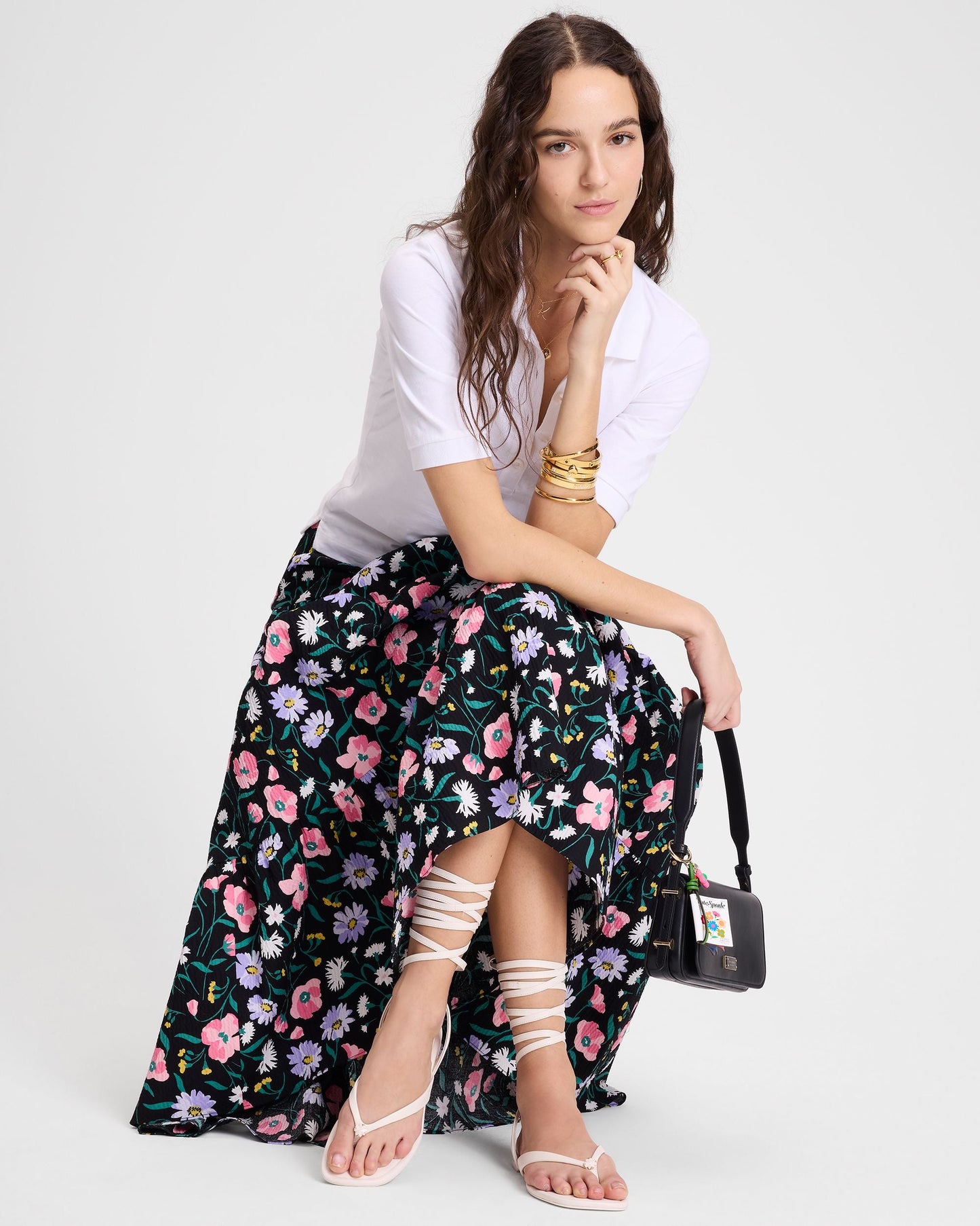 Spring Bouquet Tiered Skirt