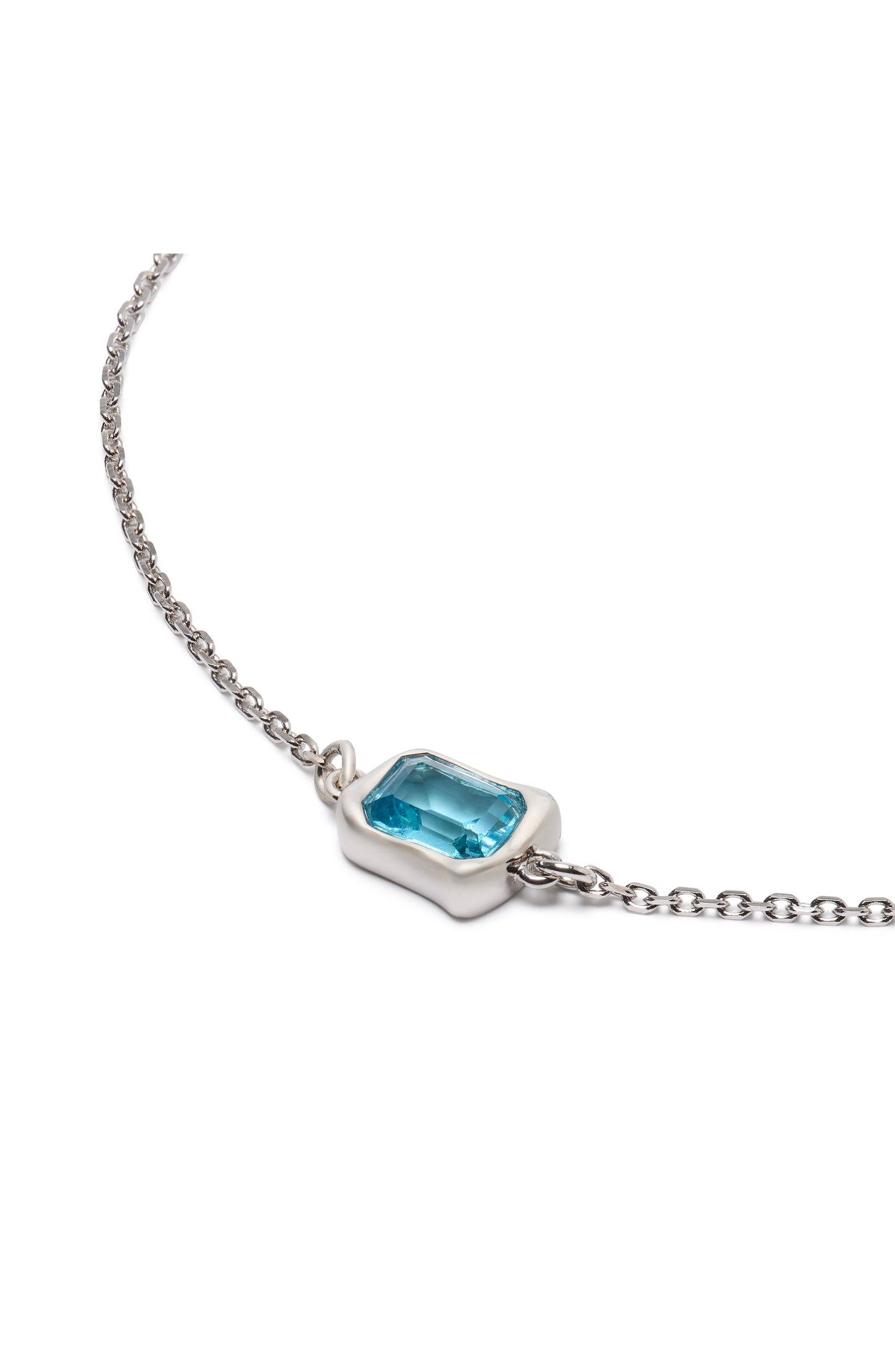 KL313-Molten Glass Solitaire Bracelet