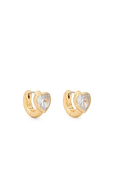 KL390-Keep Sparkling Heart Huggies-Clear/Gold