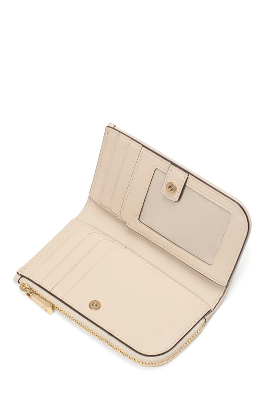 KL590-Devin Small Slim Bifold Wallet-Natural Multi