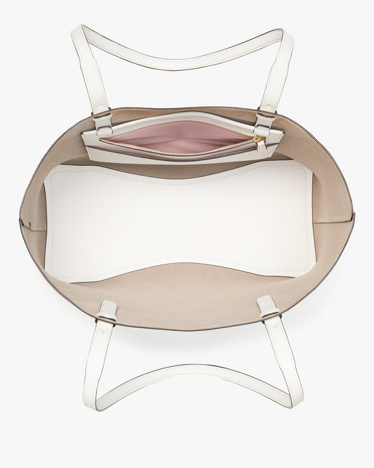 KL669-Do It All Large Tote-True White