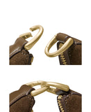 KM223-Duo Suede Crossbody-Burnt Sage