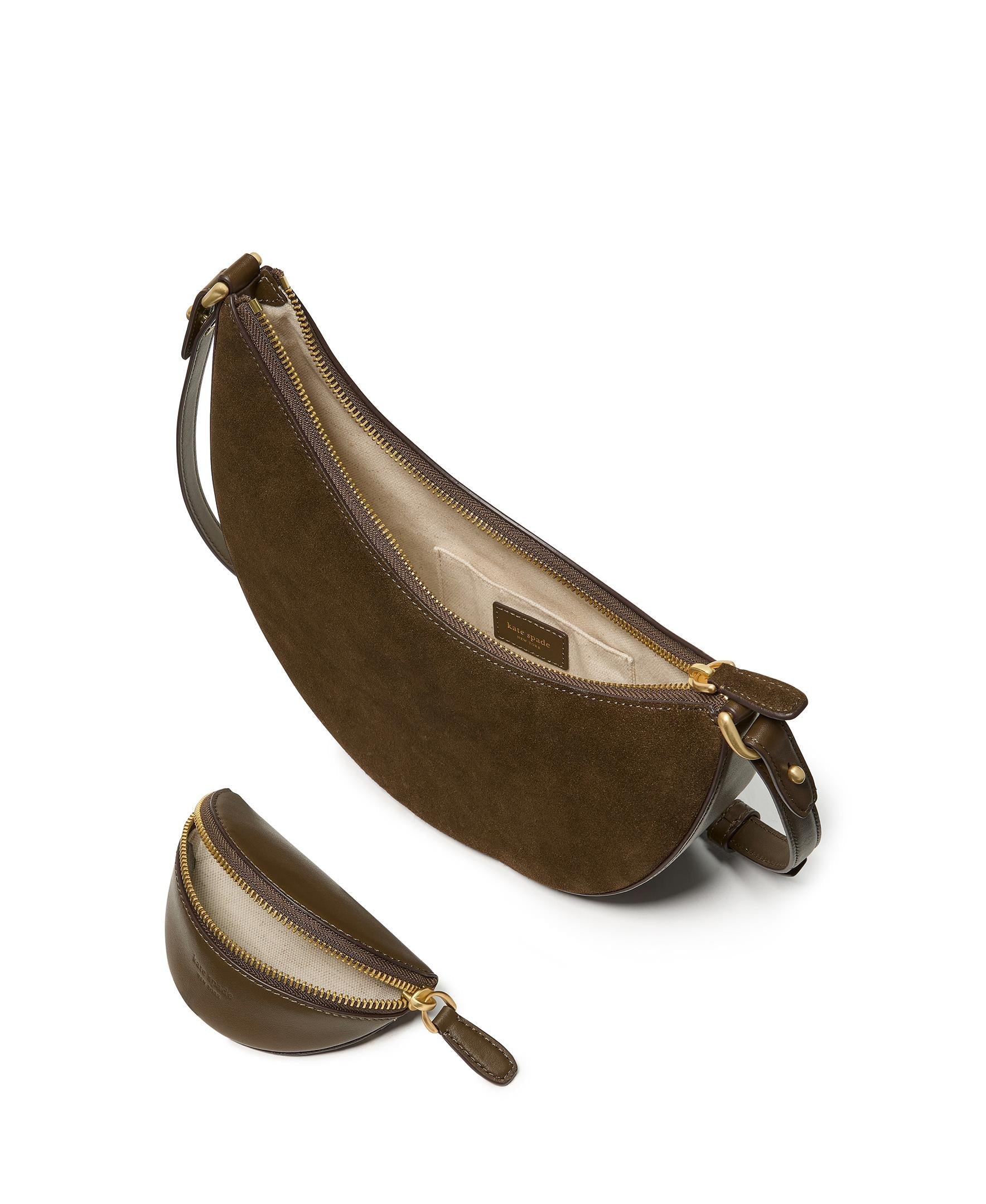 KM223-Duo Suede Crossbody-Burnt Sage