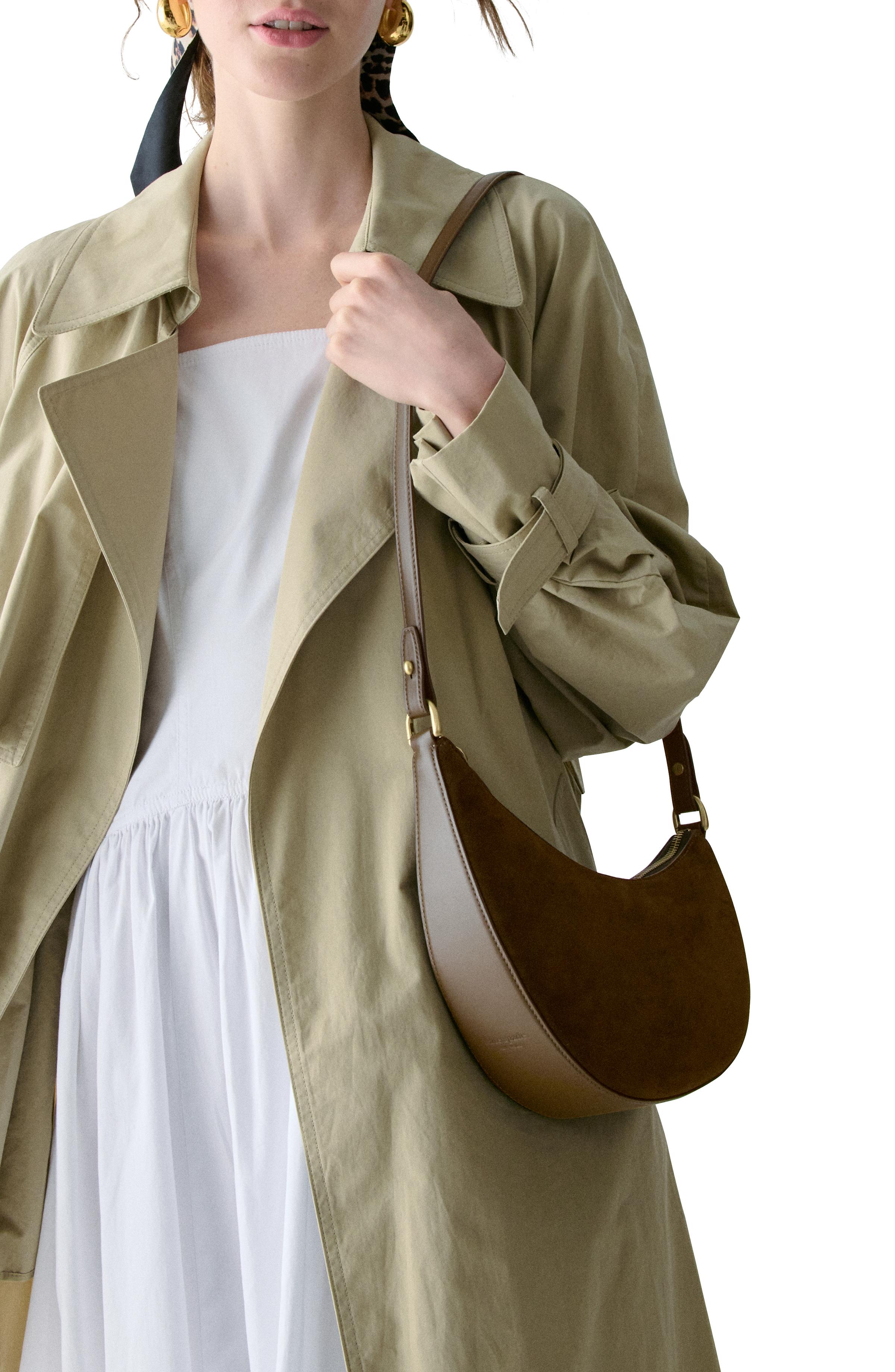 KM223-Duo Suede Crossbody-Burnt Sage