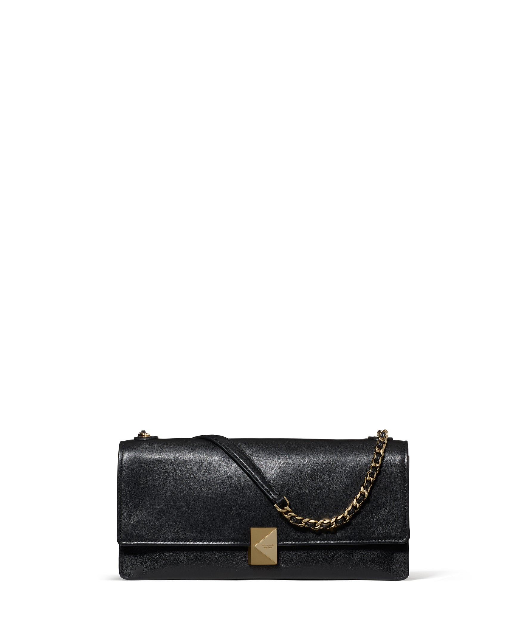 KM263-Deco Soft Shoulder Bag-Black