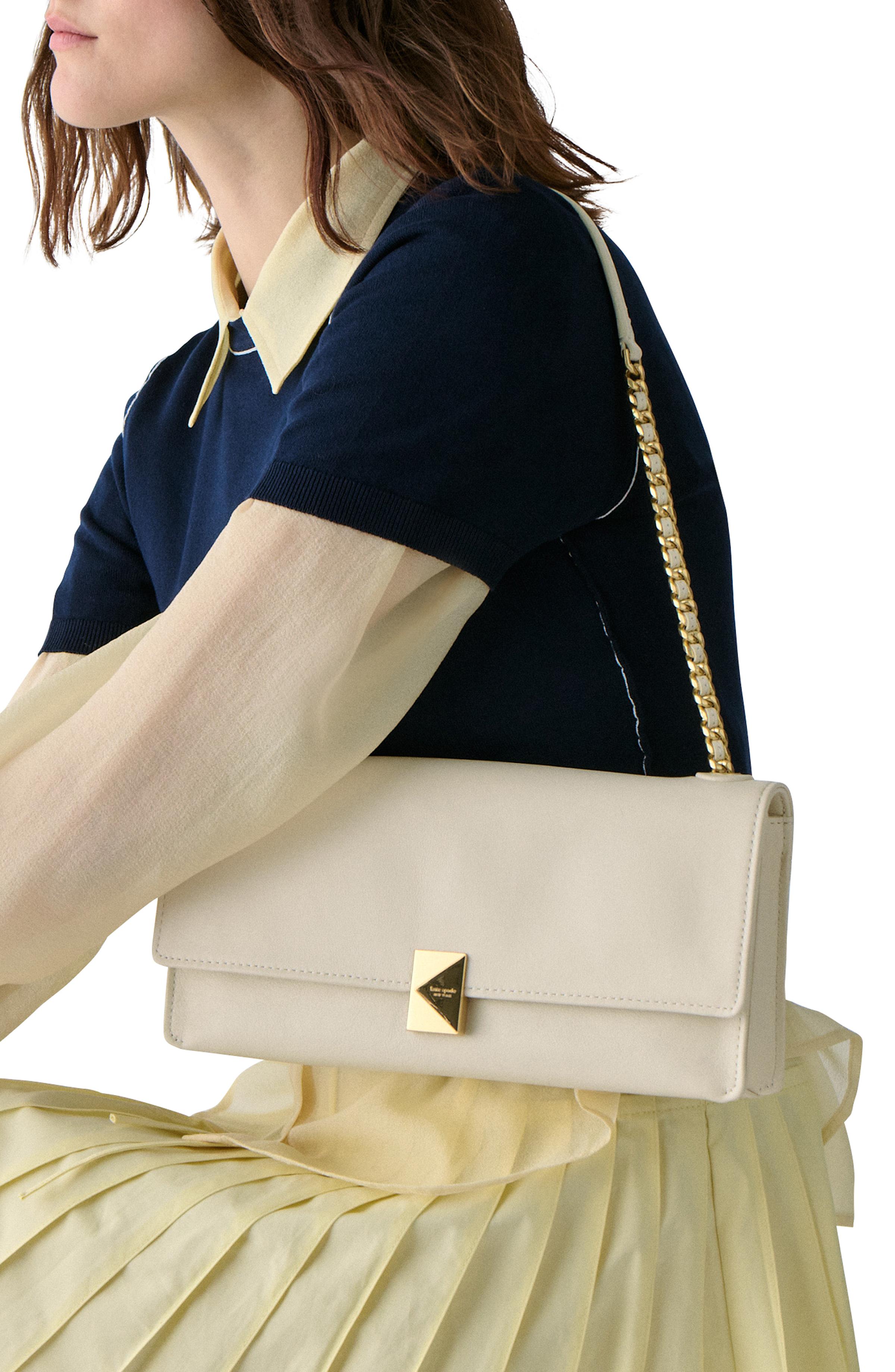 KM263-Deco Soft Shoulder Bag-Cashew Milk