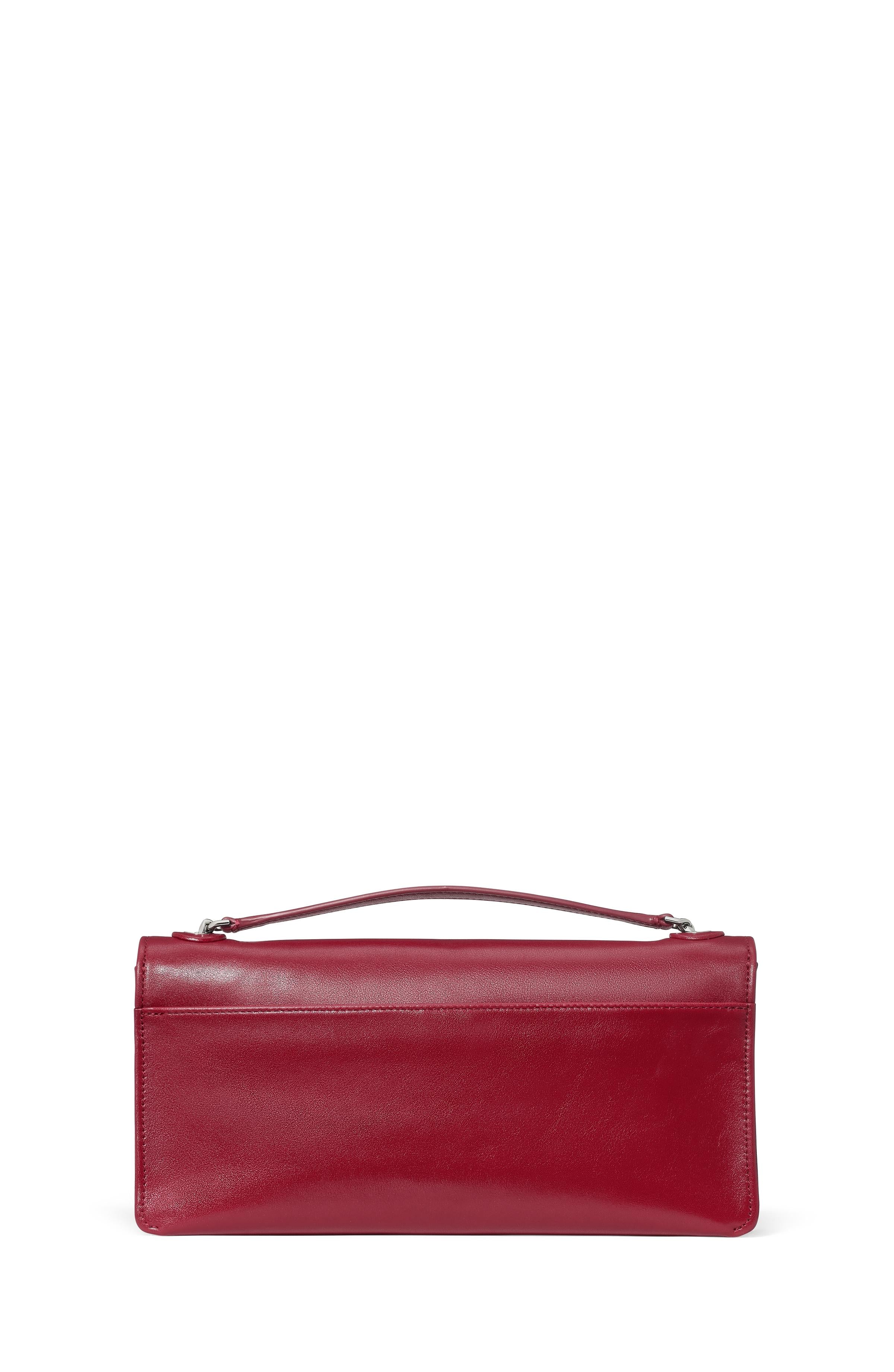 KM263-Deco Soft Shoulder Bag-Red Jam