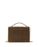 KM275-Deco Suede Chain Shoulder Bag-Burnt Sage