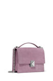 KM275-Deco Suede Chain Shoulder Bag-Market Purple