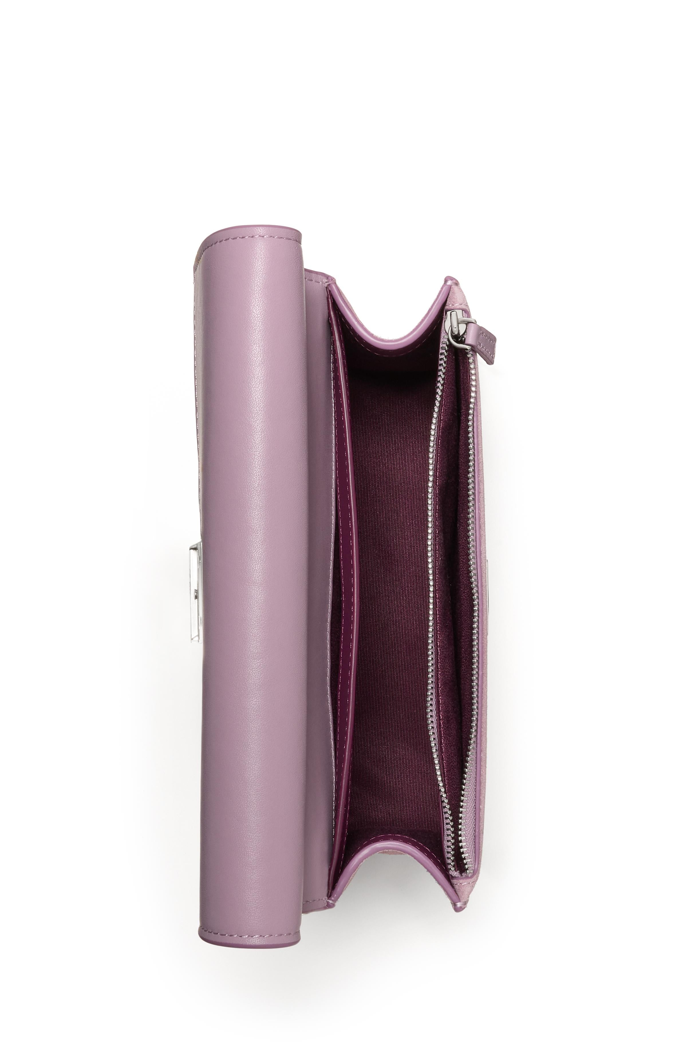 KM275-Deco Suede Chain Shoulder Bag-Market Purple