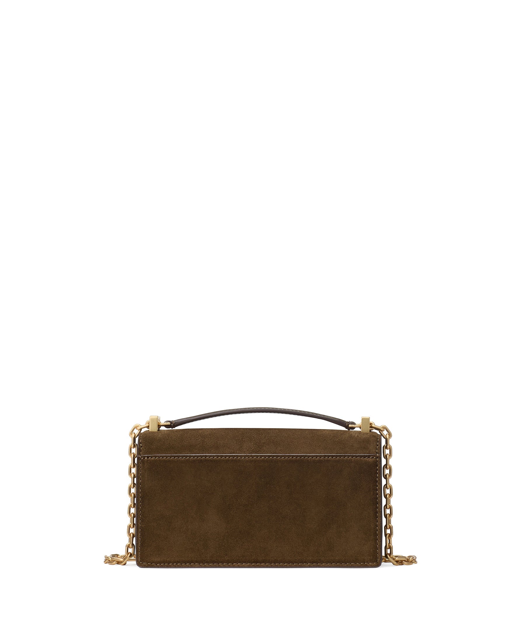 KM388-Deco Suede Mini Crossbody-Burnt Sage