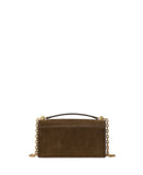 KM388-Deco Suede Mini Crossbody-Burnt Sage
