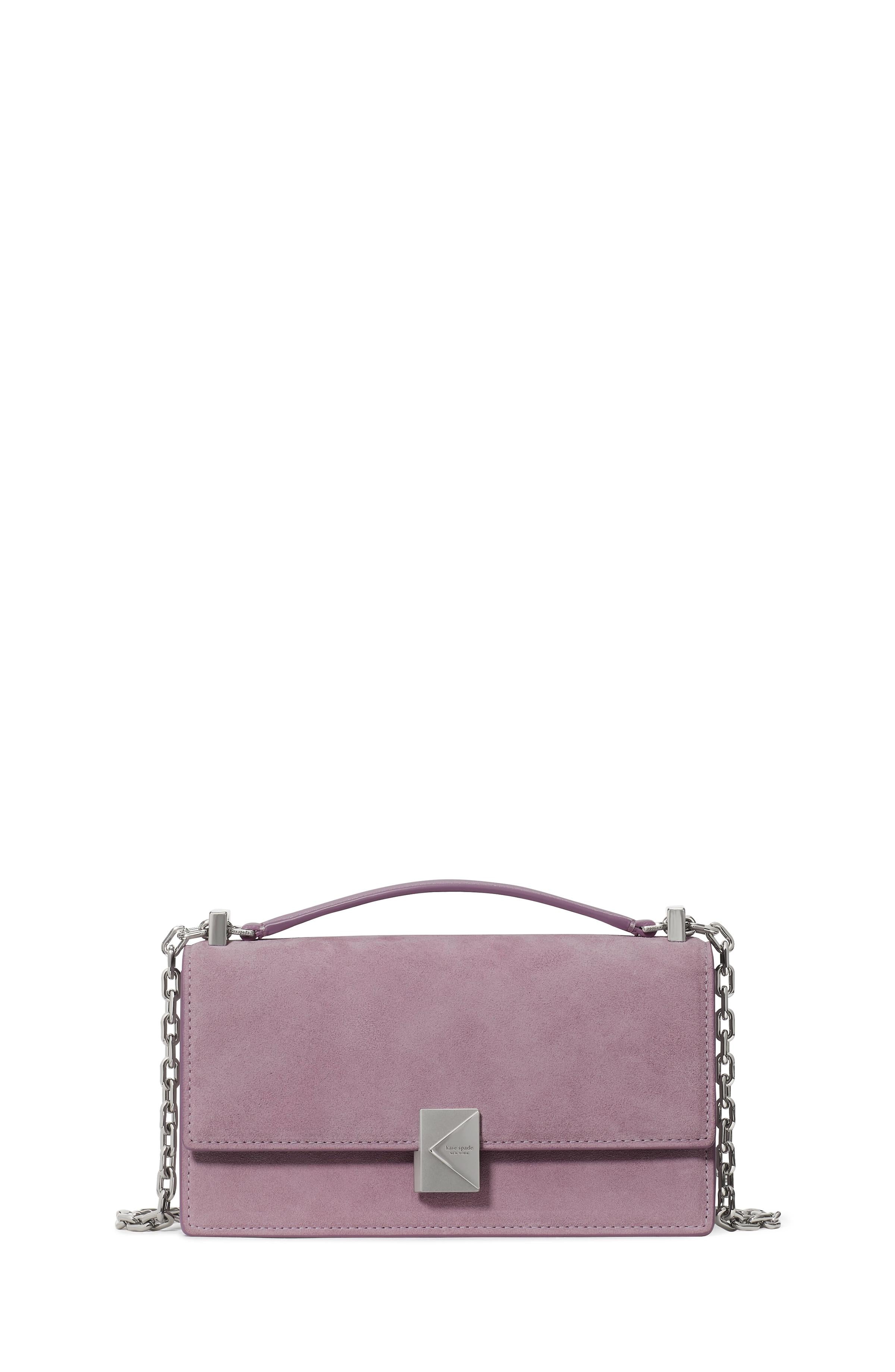 KM388-Deco Suede Mini Crossbody-Market Purple