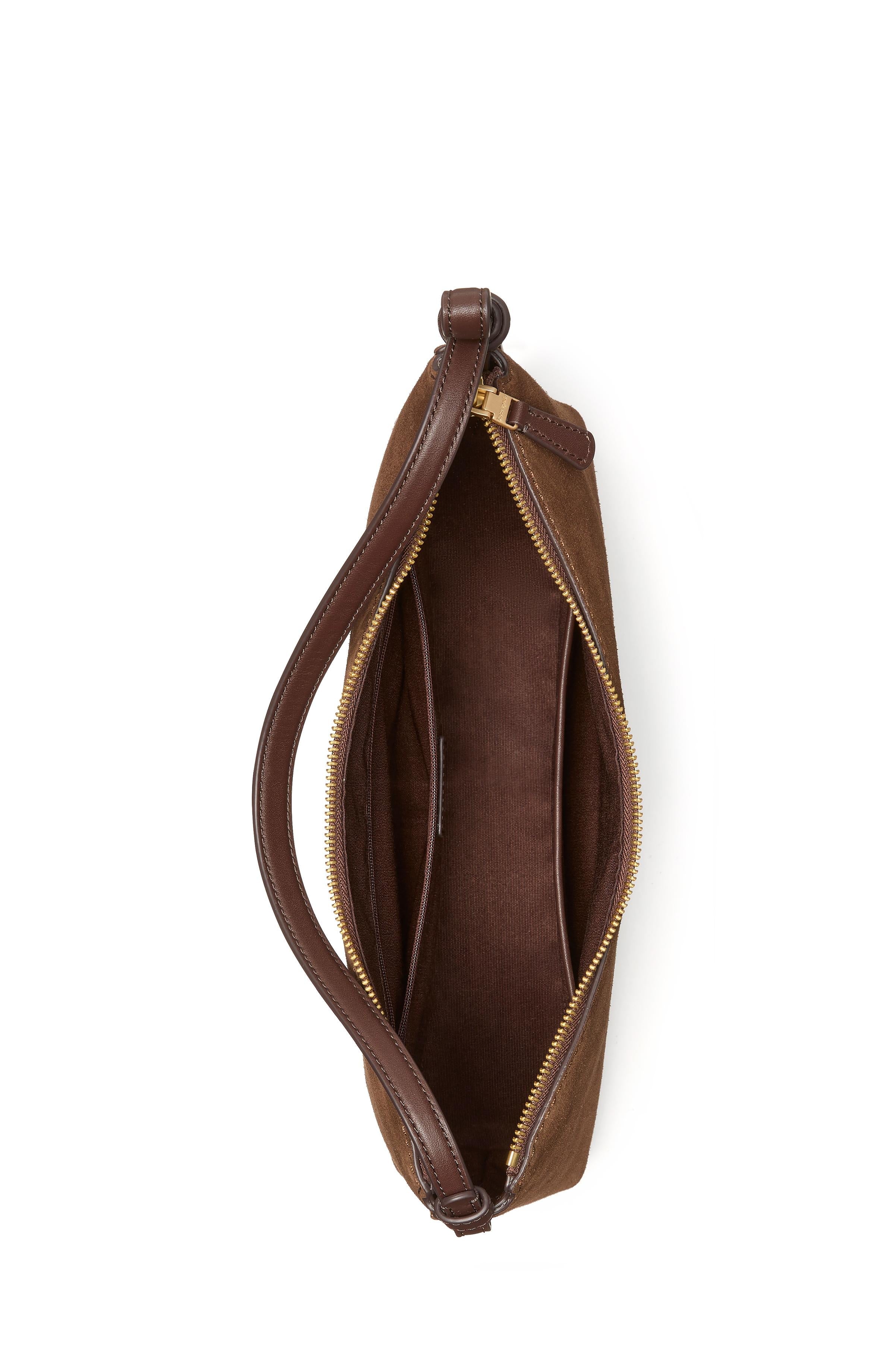 KM484-Loop Suede Shoulder Bag-Hot Fudge Multi