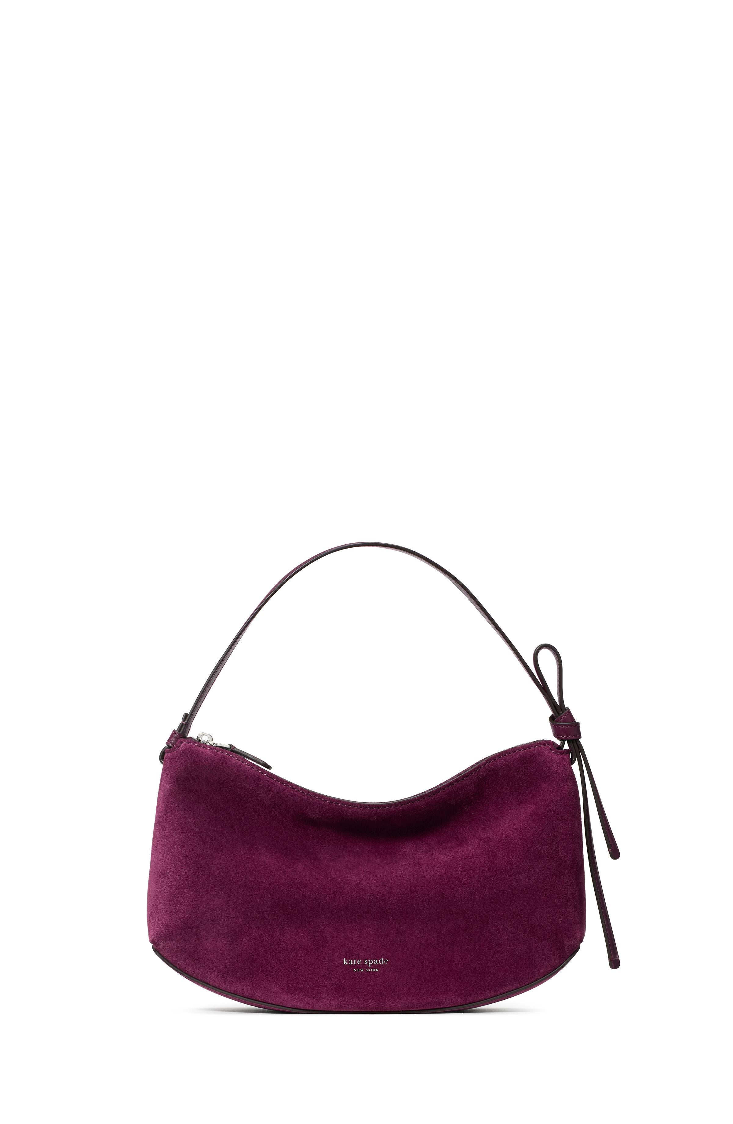 KM484-Loop Suede Shoulder Bag-Purple Agate