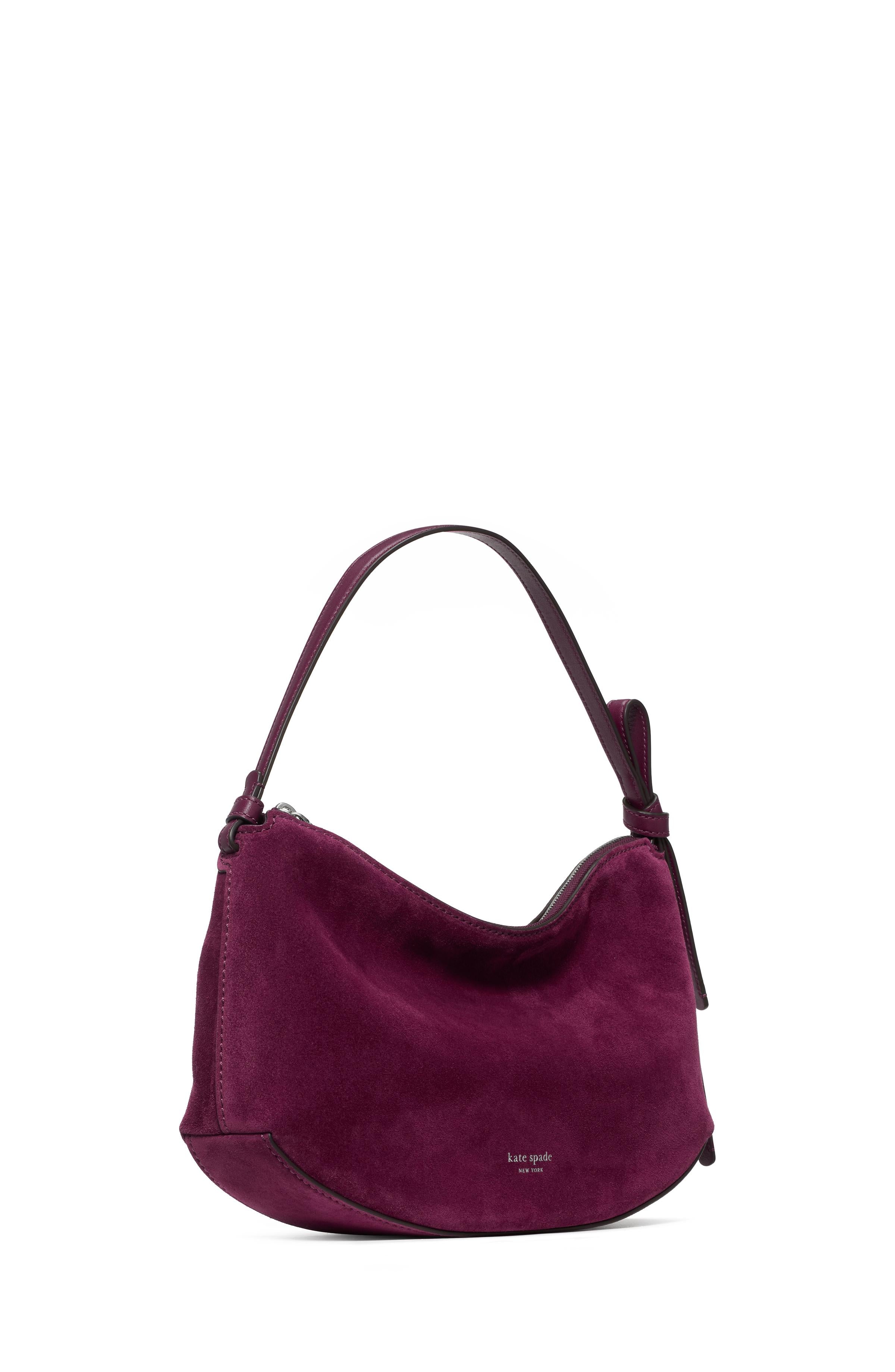 KM484-Loop Suede Shoulder Bag-Purple Agate