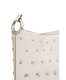 KM493-Halo Studded Bucket Bag-Cream