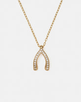 KM976-Dream Big Pendant-Clear/Gold