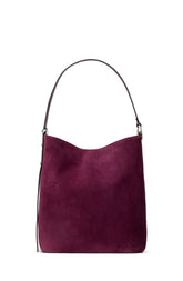 KN281-Halo Suede Large Bucket-Purple Agate