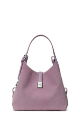 KN306-Deco Suede Crossbody Tote Bag-Market Purple Multi