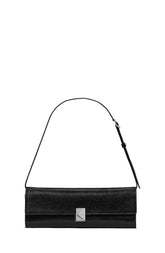 KN379-Deco Glazed Soft Mini Shoulder-Black