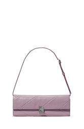 KN414-Deco Pieced Glazed Soft Mini Shoulder-Market Purple