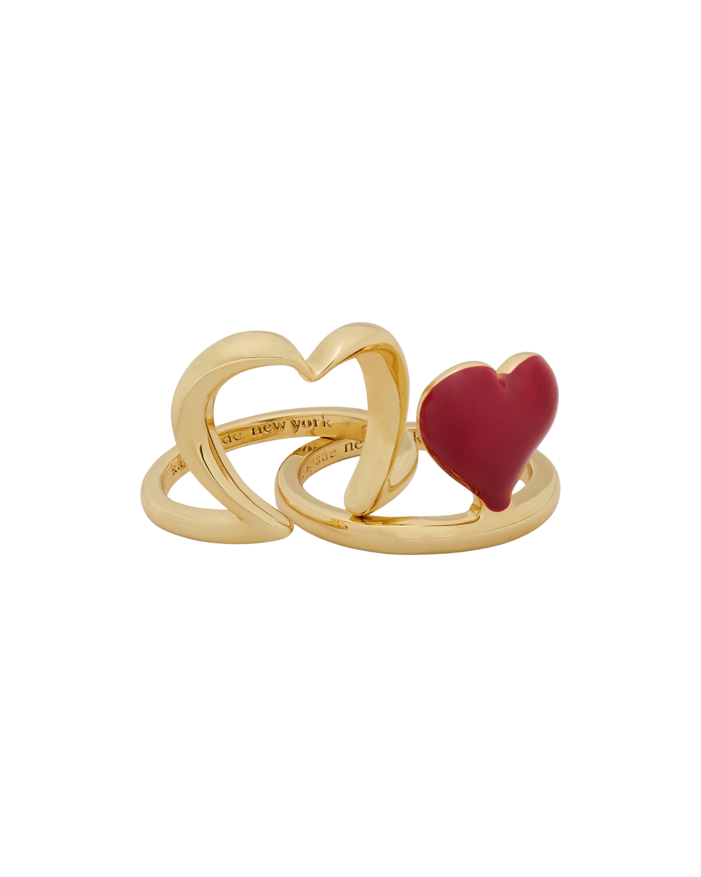 KN519-Amour Ring-Dark Scarlet