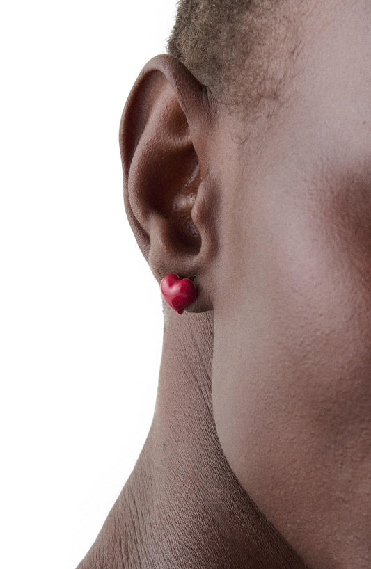 KN523-Studs-Dark Scarlet