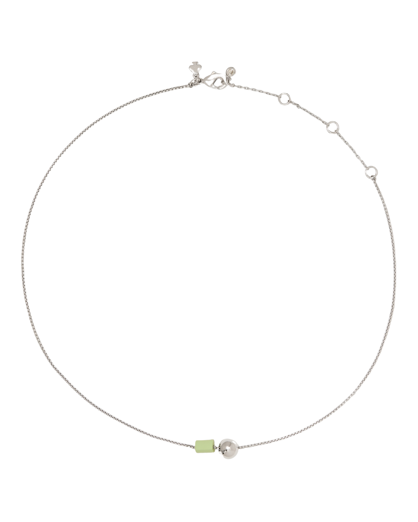 KO233-Geo Pop Pendant-Bosc Pear/Silver