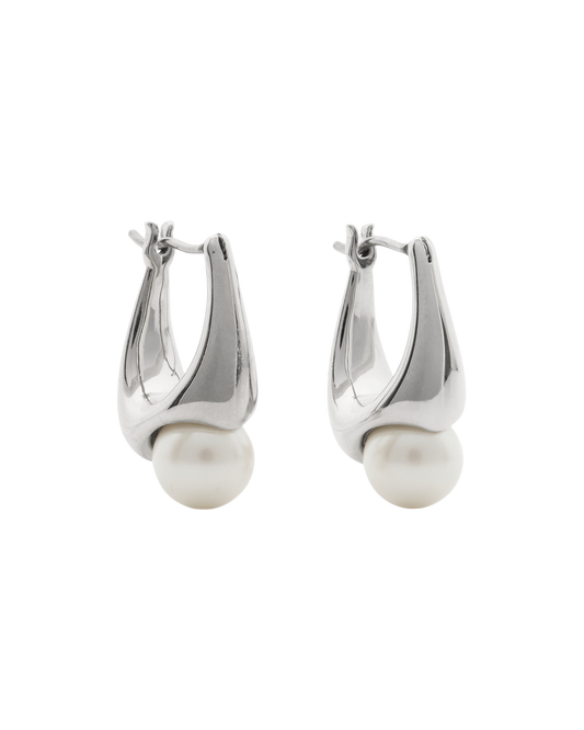 KO269-Harmony Huggies-Cream/Silver