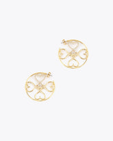 Gold-toned hoop earrings