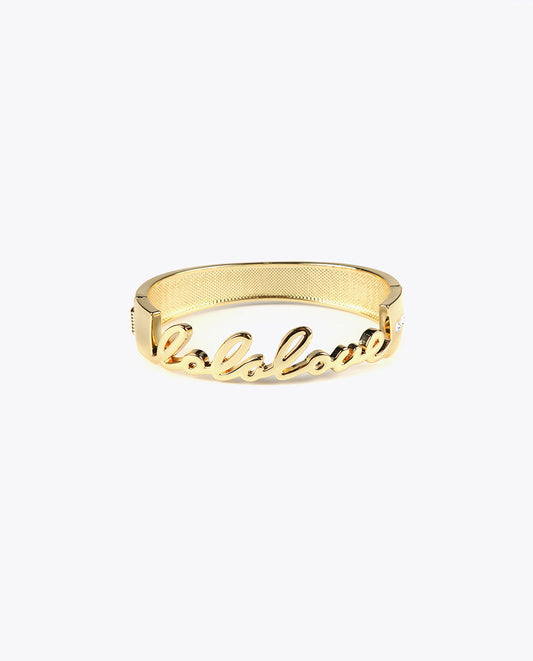 Gold-toned Lola Love bangle