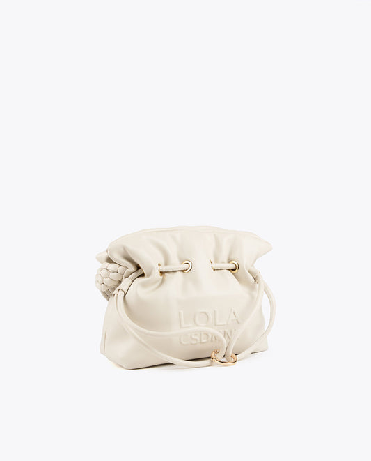 Crossbody bag with braided strap