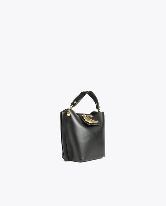 Animal logo crossbody bag