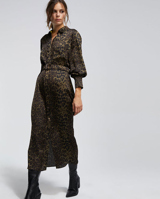Animal print dress