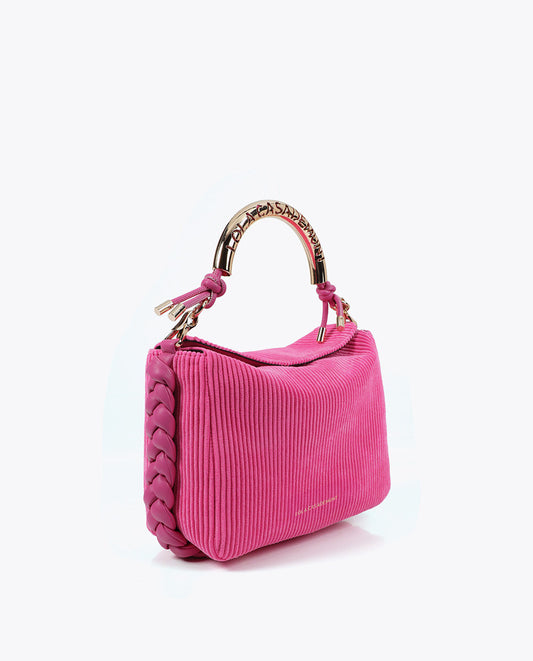 Custom Metallic Handle Crossbody Bag