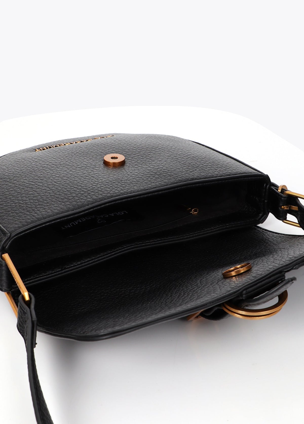 lf2604043-Crossbody bag with belt detail-Black