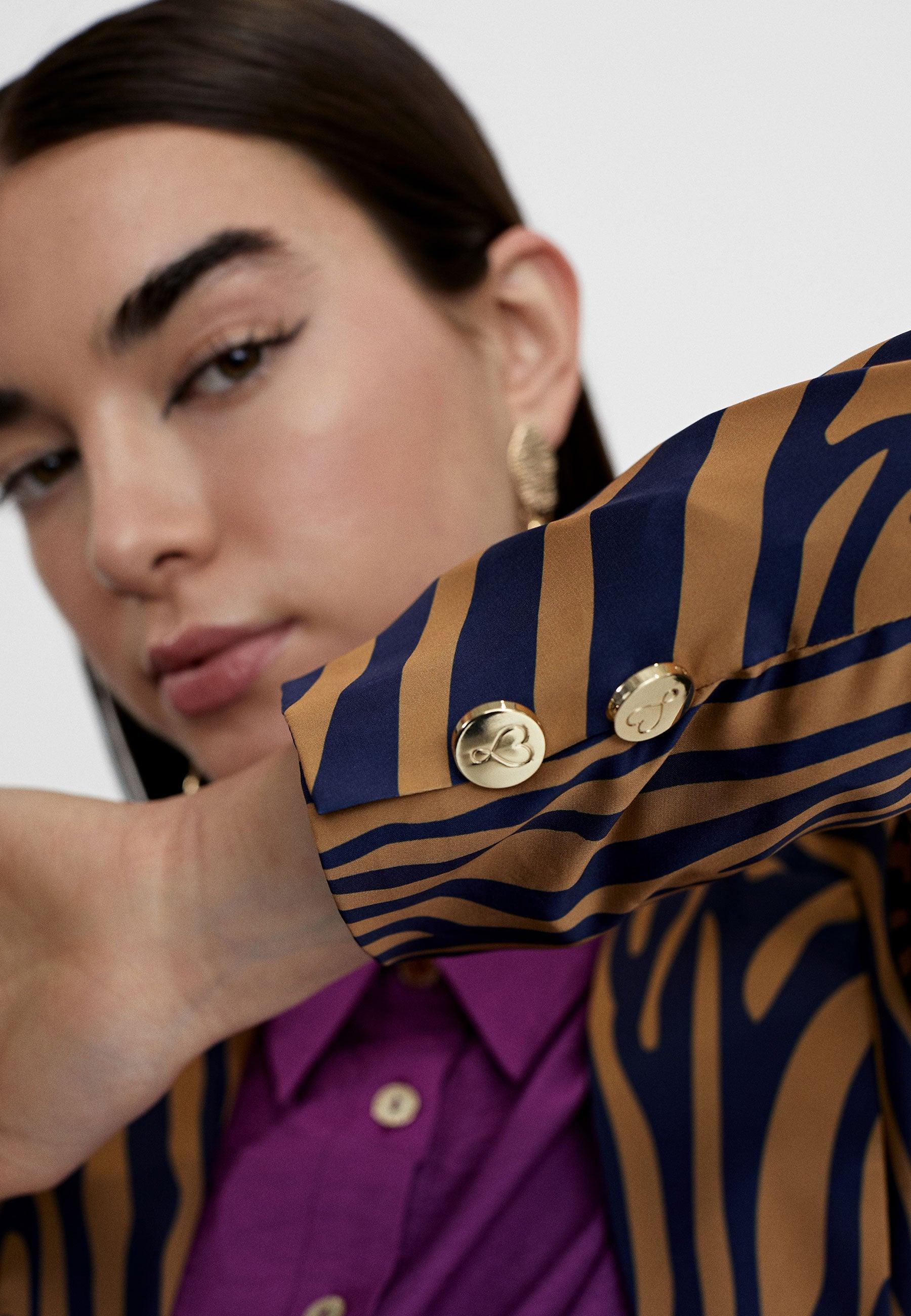 LS2402003-Brown-Blue-Zebra print blazer