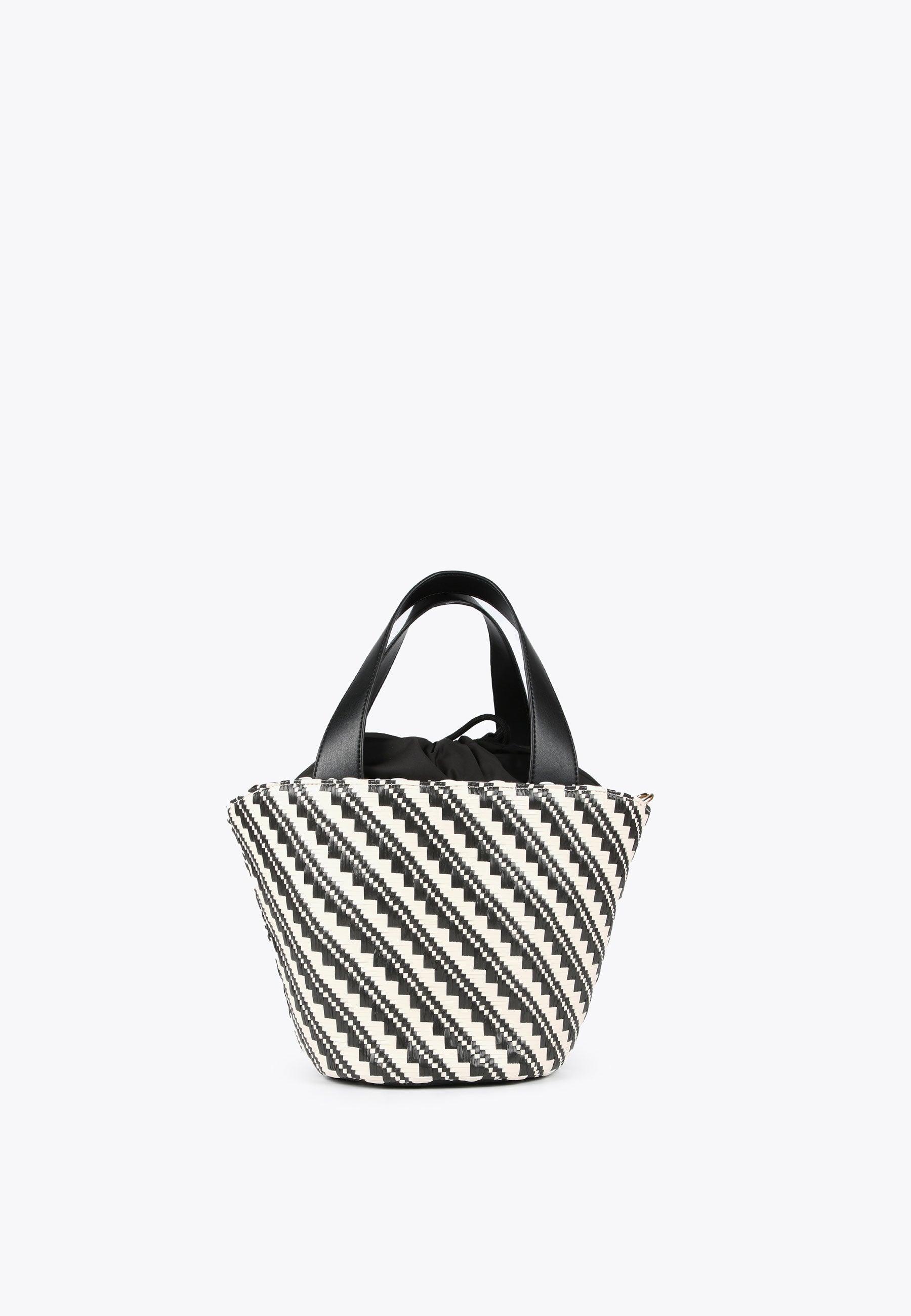 LS2404004-Black-Ecru-Two-tone basket-style crossbody bag