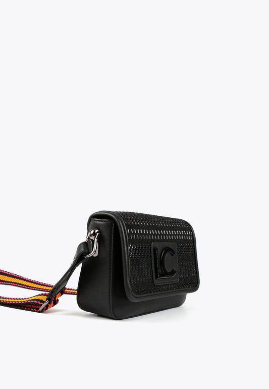 LS2404005-Black-Woven crossbody bag