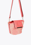 LS2404038-Coral-Mini basket-style crossbody bag