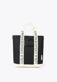 LS2404045-Black-Ecru-Logo tote bag