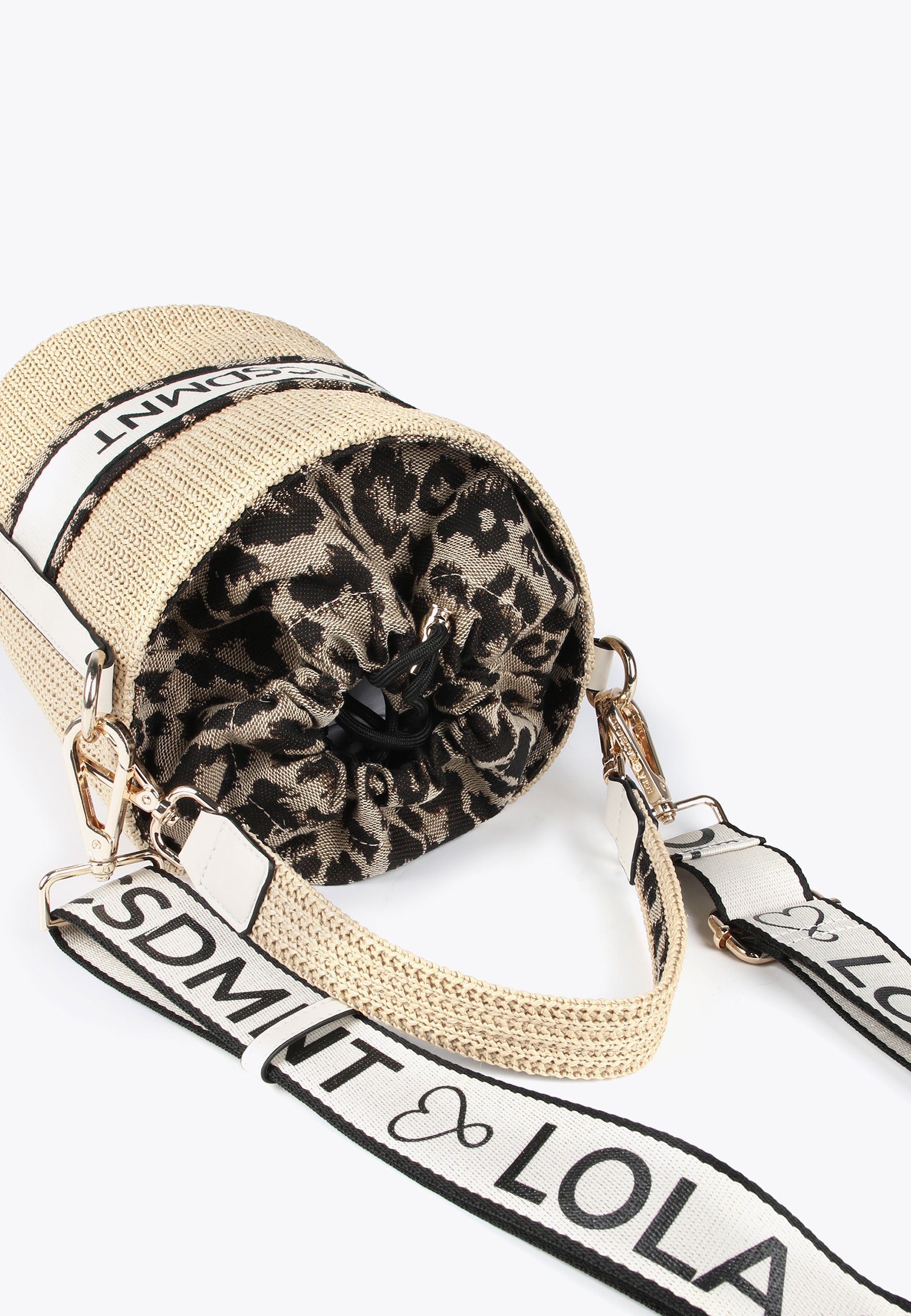 LS2404052-Beige-Crossbody bag with animal print details