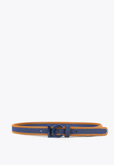 LS2406003-Navy-Wide belt in contrast materials