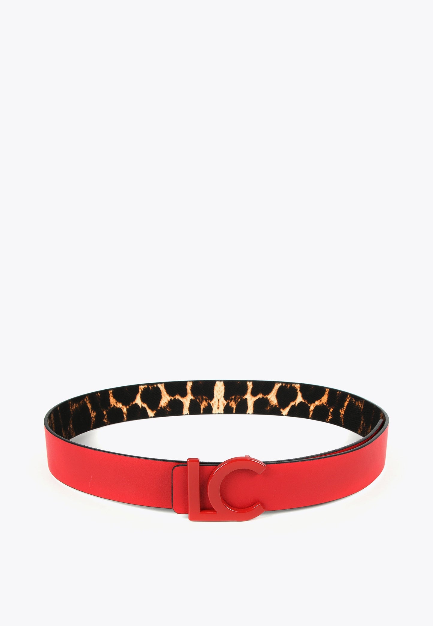 LS2406006-Red-Brown-Reversible printed belt
