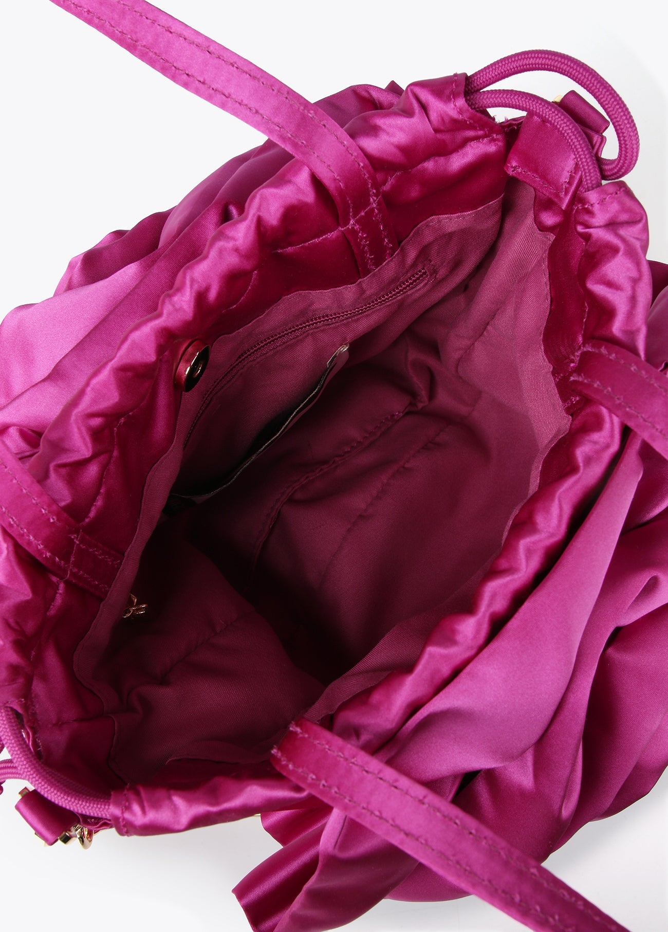 Satin flower bag
