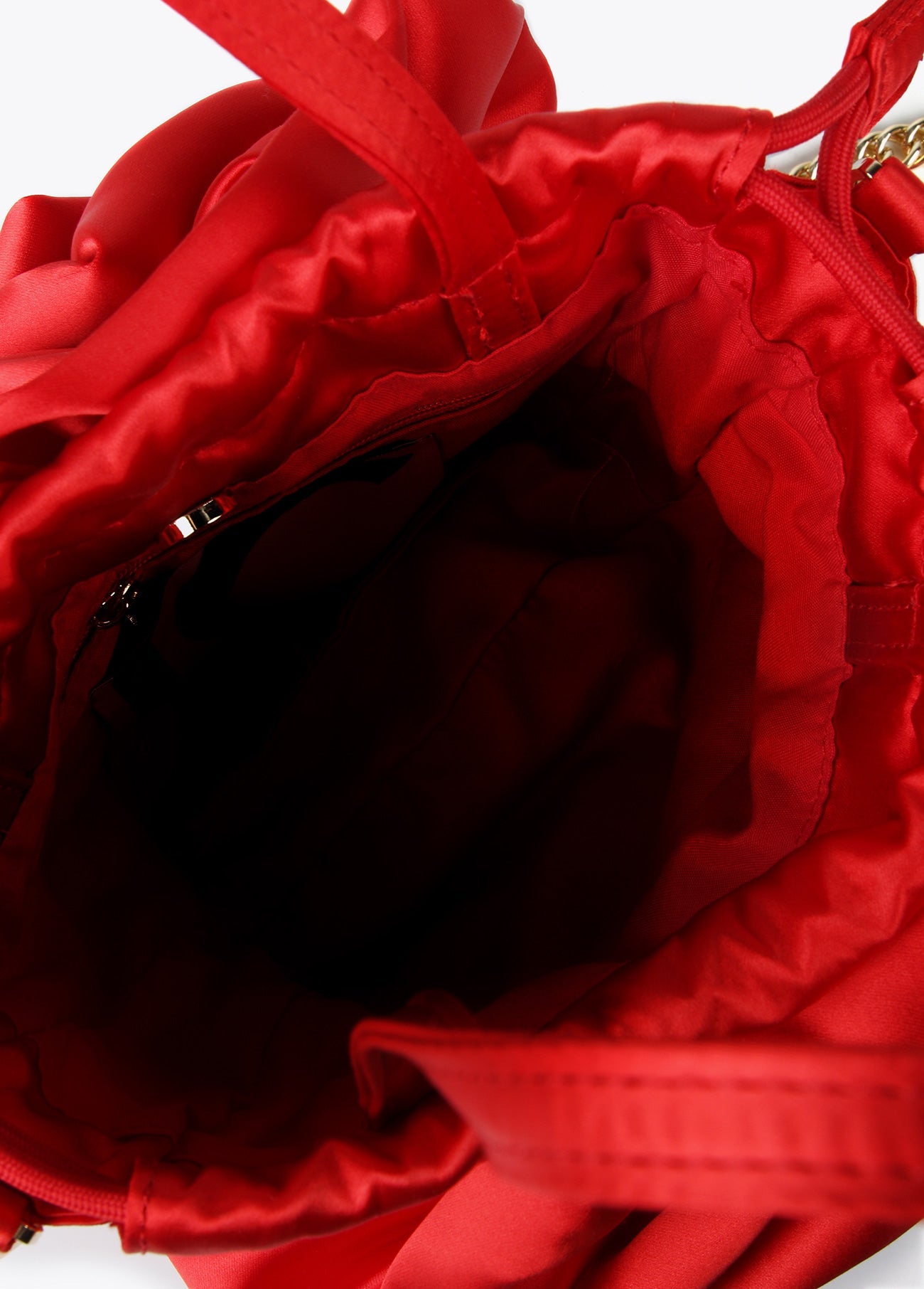 Satin flower bag