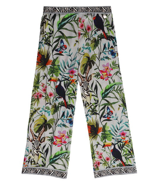 ls2514016-261-long jungle print trousers-green-grey