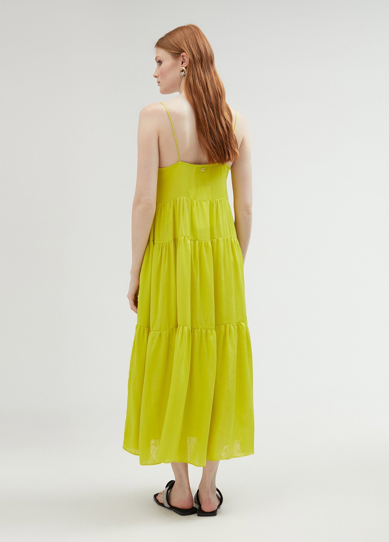 Ruffled strappy dress